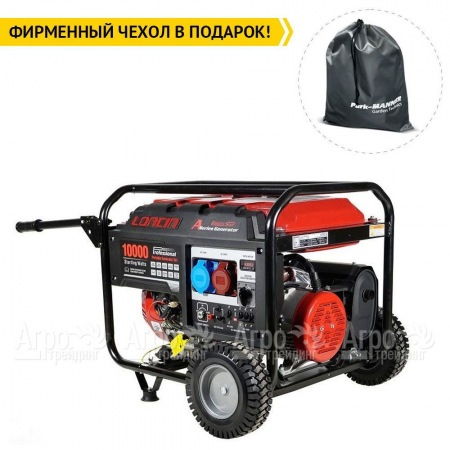 Бензогенератор Loncin LC10000D-AS 8 кВт с мощностью без ограничений в Перми