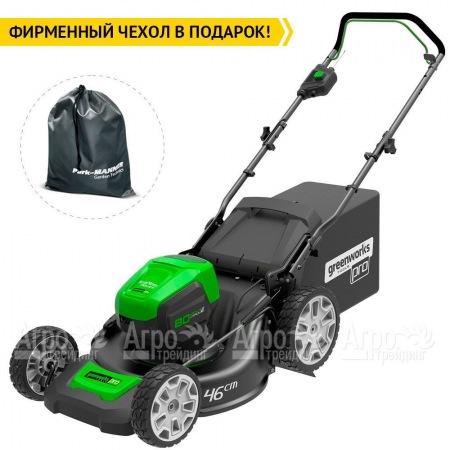 Газонокосилка аккумуляторная GreenWorks GD80LM46K4  в Перми