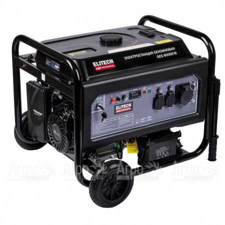 Бензогенератор Elitech GES 8000EW 6 кВт  в Перми